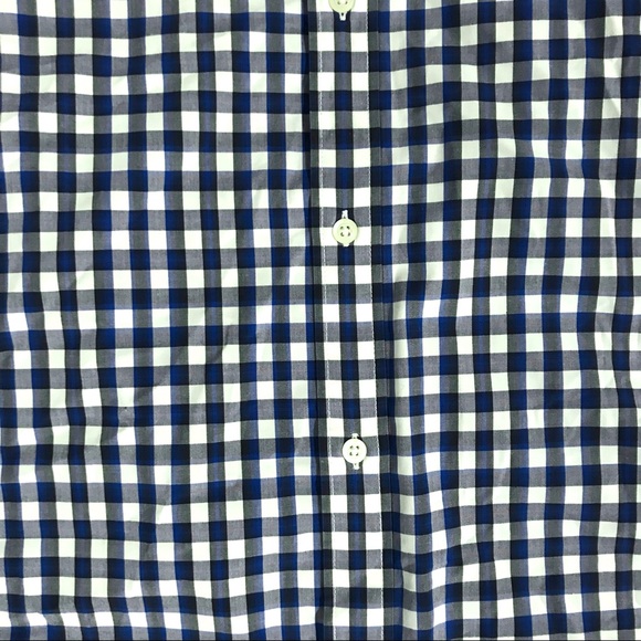 Banana Republic Plaid Custom 078 Wash Shirt XL - Picture 2 of 5